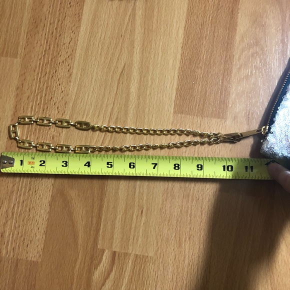 2pc lot - SEQUIN + METAL MESH evening/formal small handbag/wristlet+crossbody - Picture 15 of 15